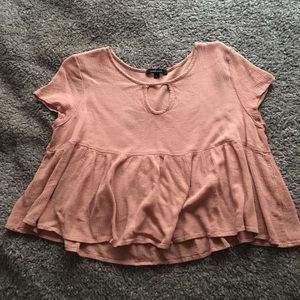 Dusty Rose Crop Top